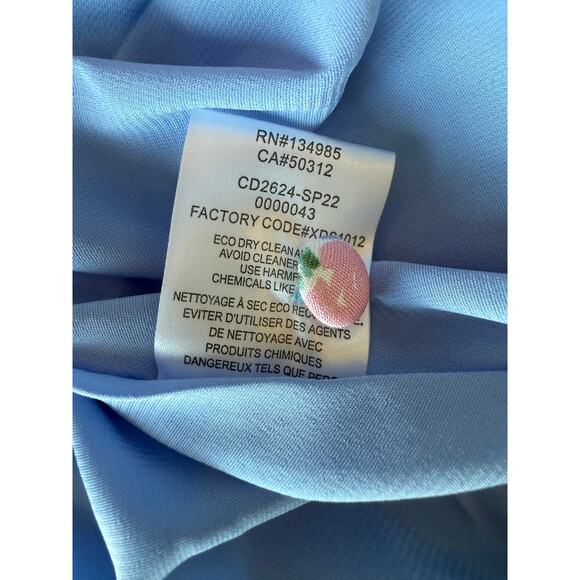 For Love & Lemons NWT Charlene Periwinkle Floral Mini Dress sz XS - Picture 14 of 14